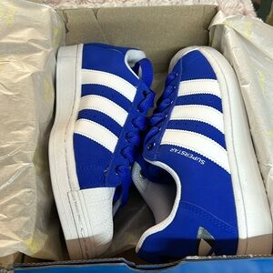 Adidas SuperStar Blue Sneakers size 4.5